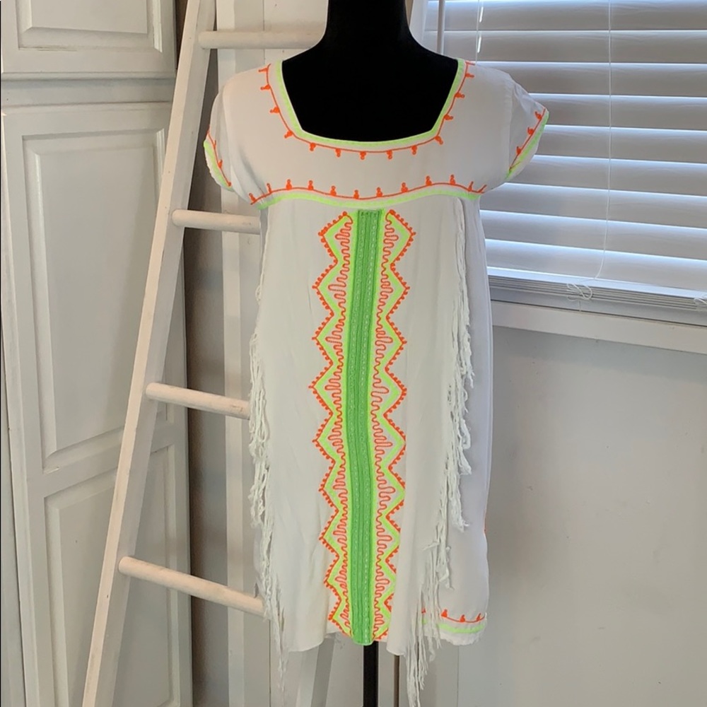 Cotton dress beach coverup